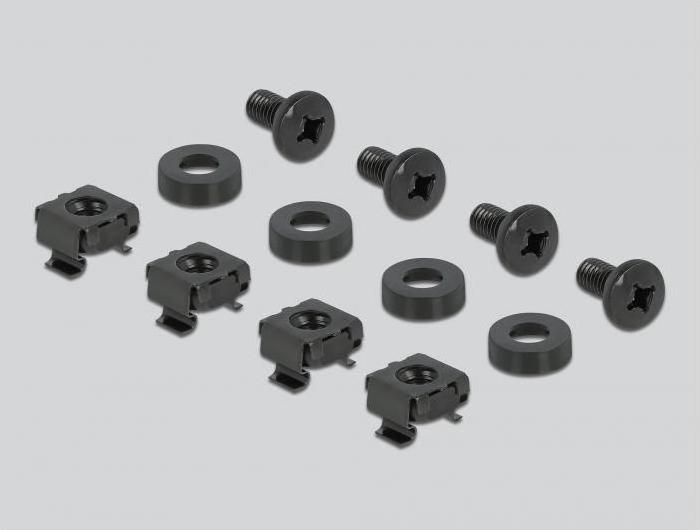 Actual product image Delock 10? Cable management patch panel with 3 metal brackets (2 x horizontal, 1 x vertical) 1 U black