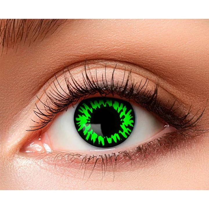 Actual product image Boland 3 Monats Kontaktlinsen Duo Linsen Bloody Wolf 2 Farbig 2 Stück (Multicoloured)