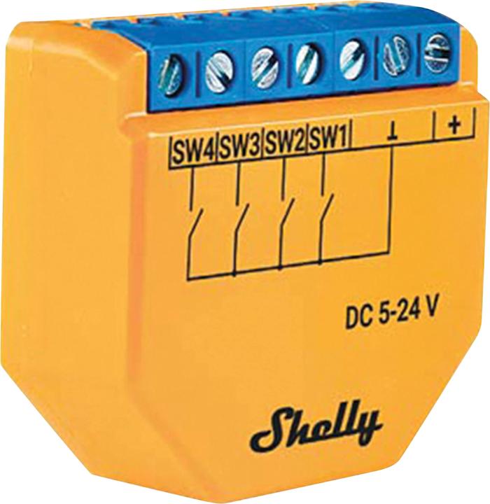 Image du produit Shelly Plus I4 DC (Actionneur de commutation)