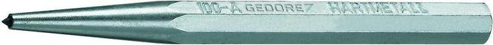 Actual product image Gedore 100 A-12 centre punch with carbide tip 130x12x4 mm