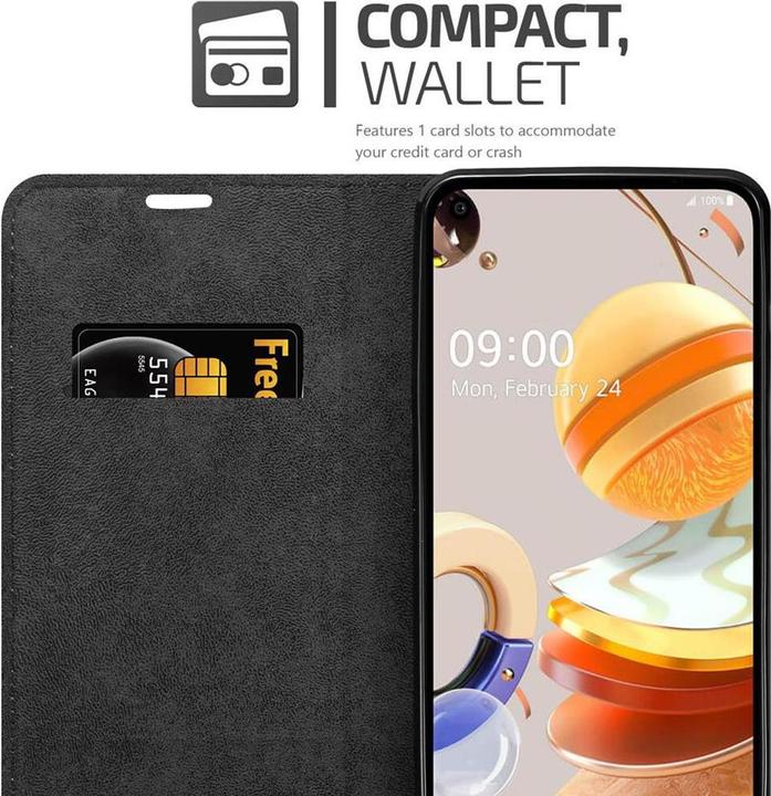 Productafbeelding Cadorabo Boek Onzichtbare Magneethoes (LG K61)