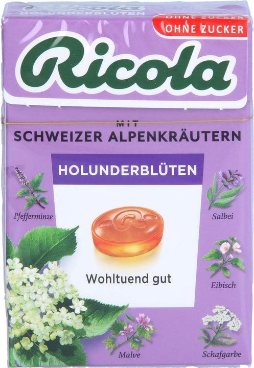 Immagine prodotto Ricola oZ Scatola di fiori di sambuco, 50 g BON (1 pz., 50 g)