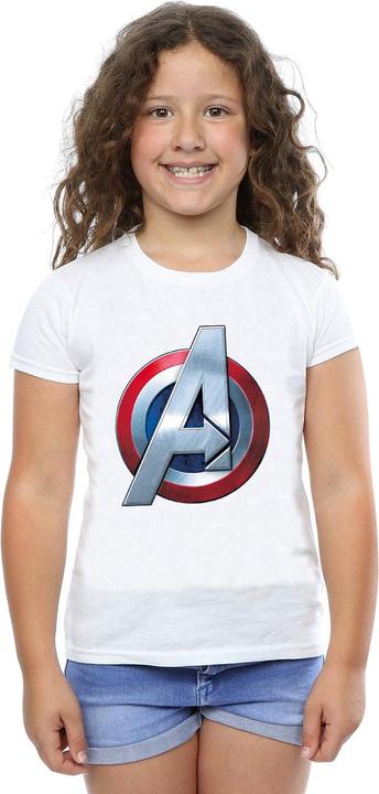 Immagine prodotto Avengers 3D Logo Maglietta Ragazze (140, 146)