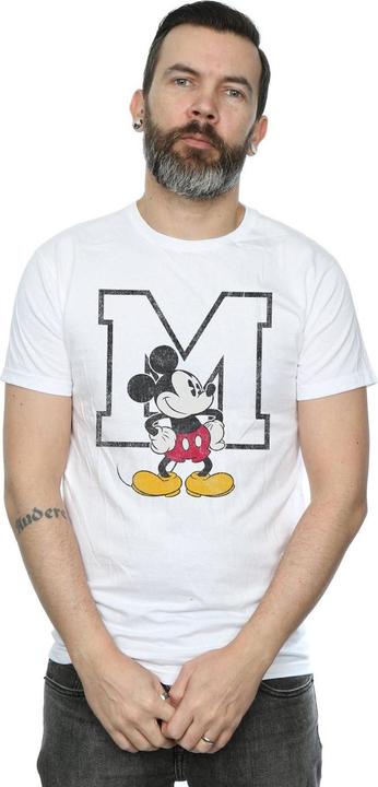 Image du produit Disney Mens Classic M Mickey Mouse Cotton T-Shirt (3XL)