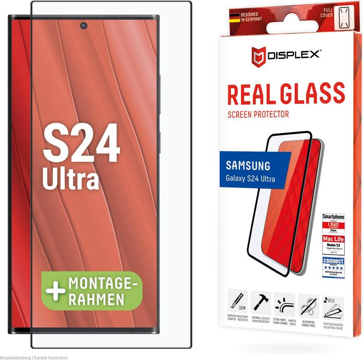 Displex Real Glass, Full Cover Panzerglas (1 pièce(s), Samsung Galaxy S24 Ultra)