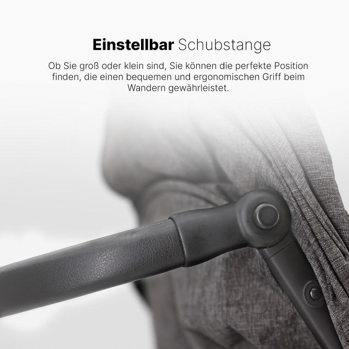 Produktbild Hamilton by yoop Kinderwagen XL Dunkelgrau