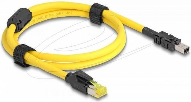 Immagine prodotto Delock Kabel RJ45 Stecker Cat.6 zu Mini I/O 8 Pin D-Form Typ (S/UTP, CAT6, 1 m)