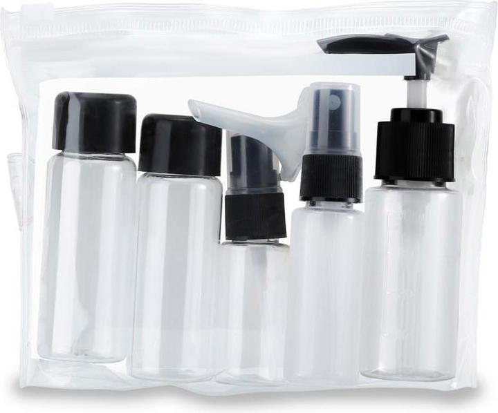 Intirilife 6-teiliges Flaschen Set TRANSPARENT