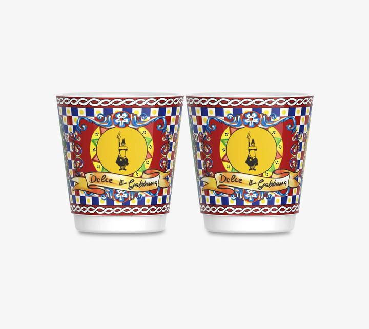 Image du produit Bialetti Machine à café expresso Dolce & Gabbana rouge/à petits motifs