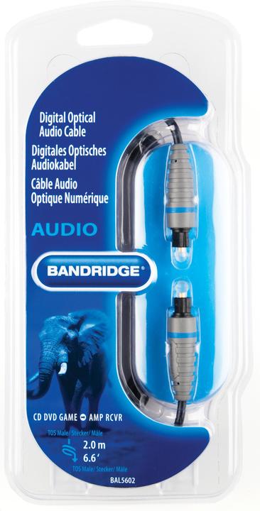 Actual product image Bandridge Audio BAL5602 (2 m, Mid range, Optical)