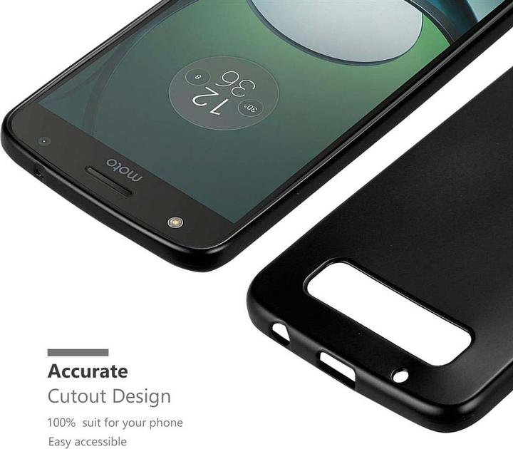 Actual product image Cadorabo TPU Matt Metallic Cover (Motorola Moto Z Play)