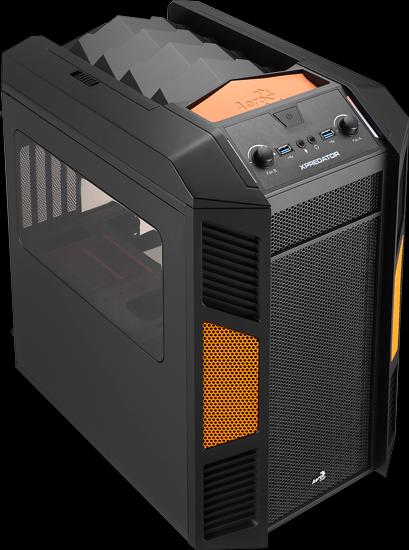 Actual product image AeroCool Xpredator Cube (mATX, Mini-ITX)