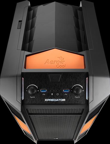 Actual product image AeroCool Xpredator Cube (mATX, Mini-ITX)