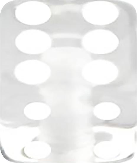 Produktbild Star Piercing Micro Würfel transparent (ohne Messing, Acryl)