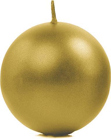 Produktbild Partydeco Bougie Sphère Doré - 6cm (10pcs) (10 Stk.)