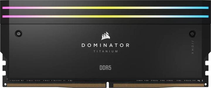 Image du produit Corsair DDR5, 7000MT/s 96GB 2x48GB DIMM, Unbuffered, 40-52-52-114, Std PMIC, XMP 3.0, DOMINATOR TITANIUM Bla (2 x 48 Go, 4800 MHz, RAM DDR5, DIMM)