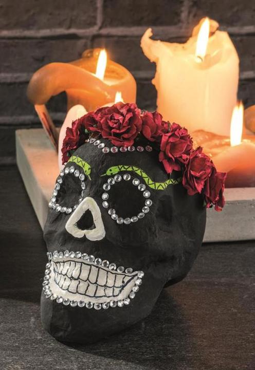 Produktbild Décopatch Papp-Totenkopf 15,5x10,5x12cm