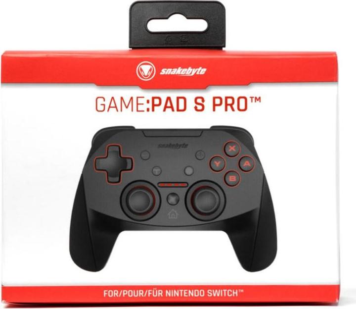 Produktbild Snakebyte Nintendo Switch Game Pad Pro wireless (NSW) - schwarz (Switch)