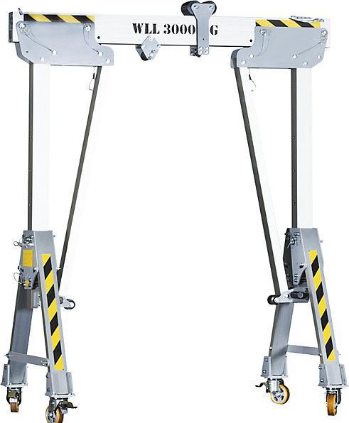 Image du produit Planeta Portique en aluminium RAPK, hauteur h.t. 1864 - 2464 mm, largeur 2000 mm.
