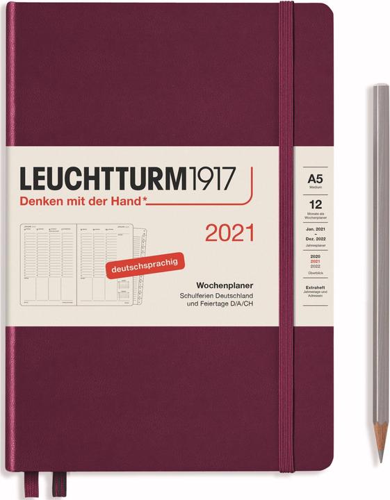 Produktbild Leuchtturm1917 Wochenplaner (A5, Harter Einband, Deutsch)