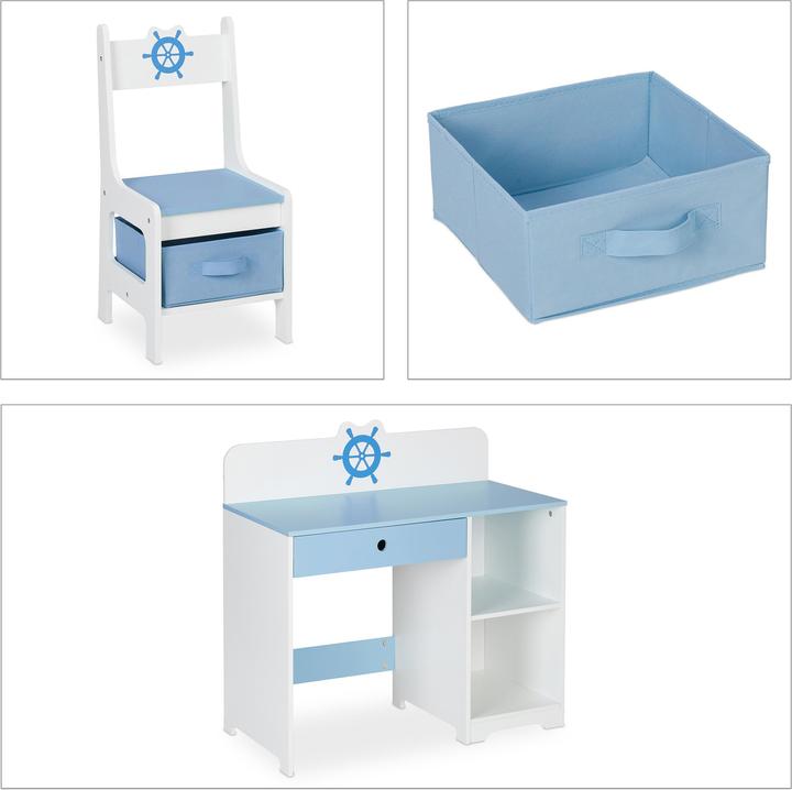 Produktbild Relaxdays Kinderschreibtisch (80 x 40 x 79.5 cm)