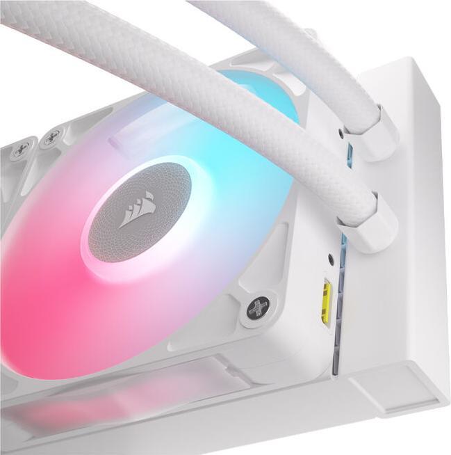 Actual product image Corsair iCUE LINK TITAN 240 RX LCD White AIO, 240mm Radiator, Liquid CPU Cooler