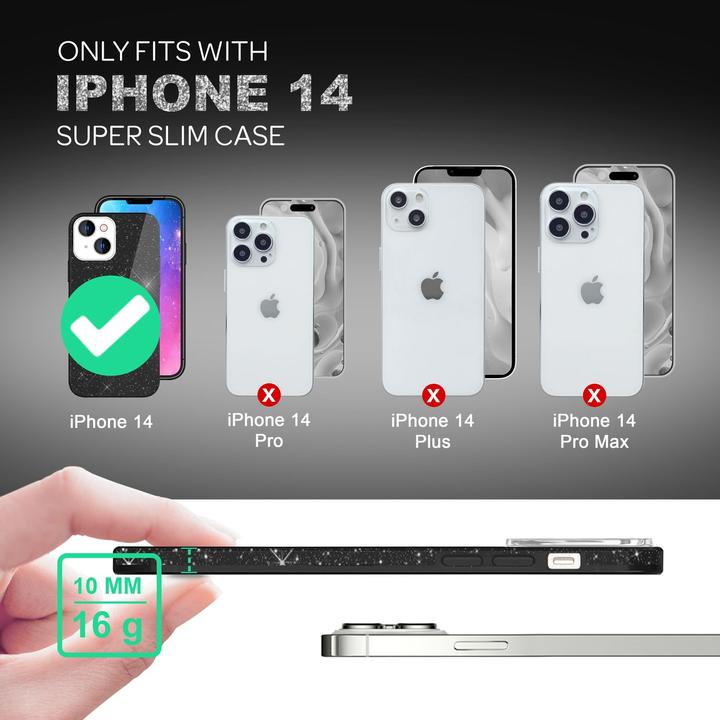 Image du produit Nalia Étui à paillettes (Apple iPhone 14)