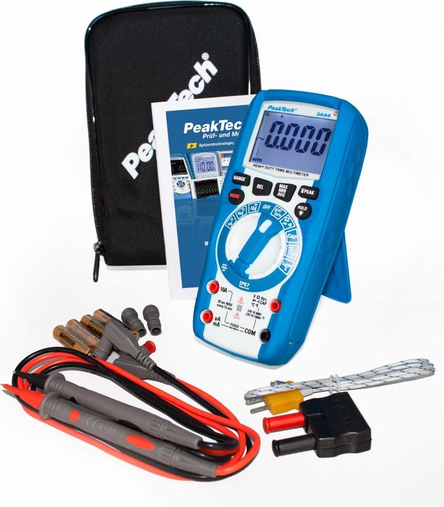 Immagine prodotto Peaktech P 3444 Multimetro digitale a vero RMS (CAT IV 600V, CAT III 1000V)