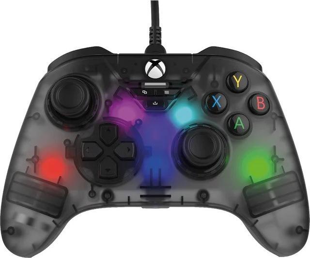 Productafbeelding Snakebyte XB Controller GamePad RGB X smoke grijs incl. reverbeffect en 1 maand Gamepass (Xbox serie X, Xbox One S, PC, Xbox serie S)