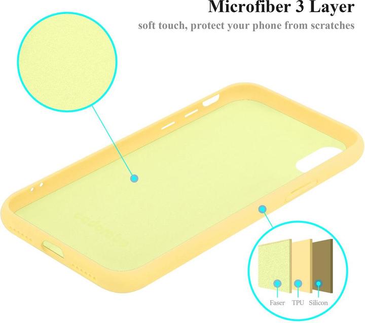 Produktbild Cadorabo TPU Liquid Silicone Case Cover (Apple iPhone X)
