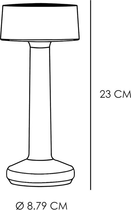 Image du produit ImagiLights Moments 6, Opal Metal Cylinder, Lampe sans fil, télécommande et chargeur non inclus (100 lm)
