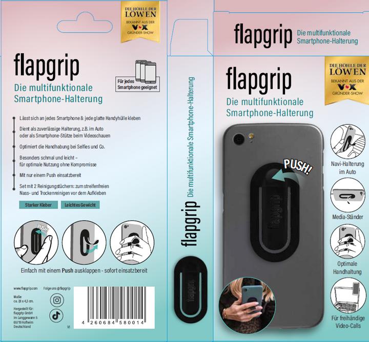 Produktbild Die Höhle der Löwen flapgrip Handyhalterung