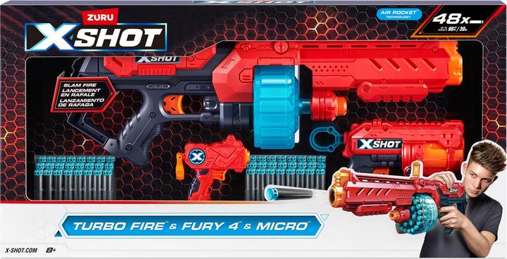 Produktbild Zuru Excel Combo Pack Turbo Fire + Fury 4 + Micro Launcher
