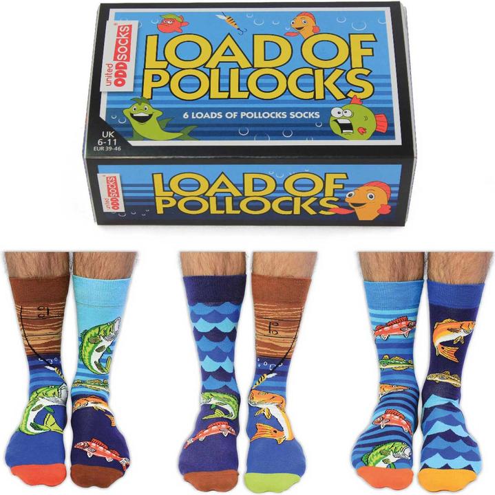 Immagine prodotto United Oddsocks Carichi di pollock (confezione da 3, 39 - 46)