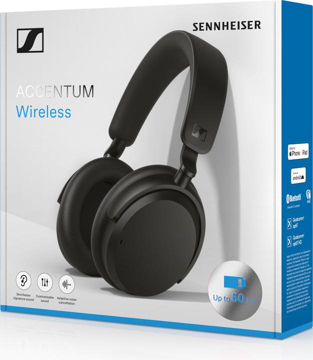 Image du produit Sennheiser Accentum Wireless (ANC, 50 h, Sans fil)