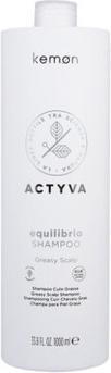 Produktbild Kemon Actyva Equilibrio Shampoo für fettiges Haar 1000ml (1000 ml, Flüssiges Shampoo)