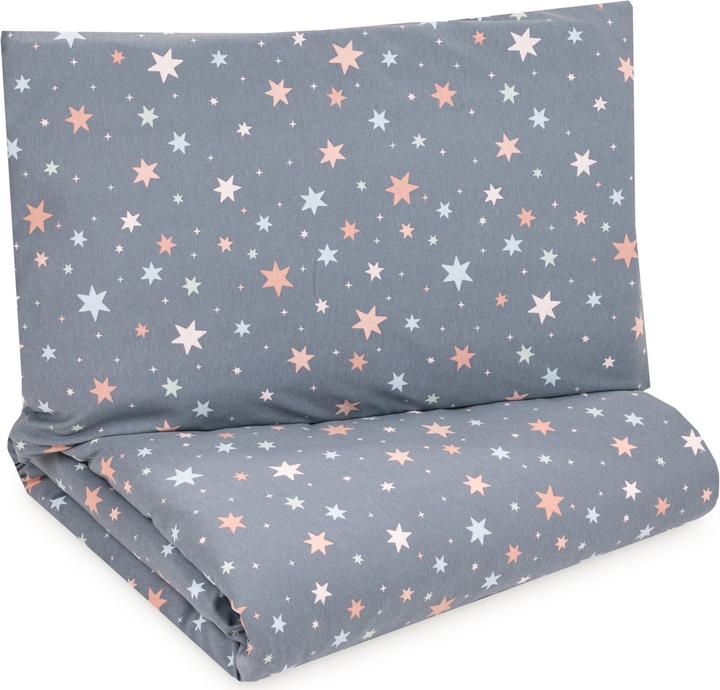 Image du produit Julius Zöllner Jersey linge de lit - 80/80+35/40 - Shiny Stars