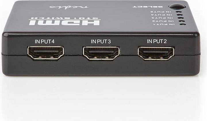 Immagine prodotto Nedis Switch T HDMI a 5 porte 5X ingresso HDMIT 1x uscita HDMIT 1080p 3,4 Gbps ABS Nero