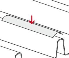 Image du produit Fischer Profil SolarMetal L H25 110 EPDM AL