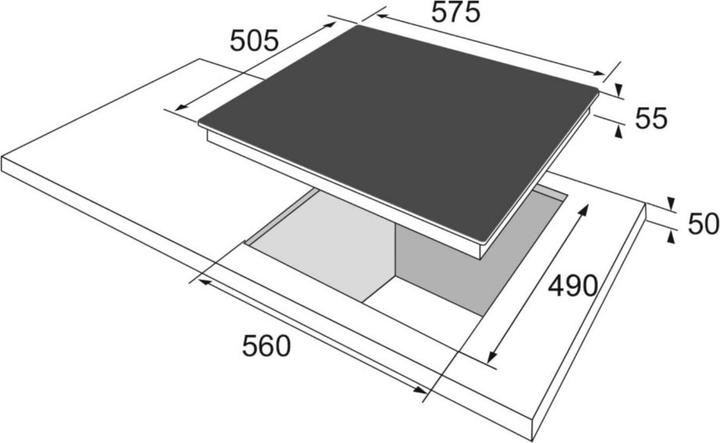 Actual product image Amica KMI 752 610 E