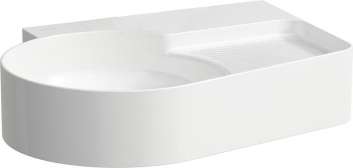 Produktbild Laufen VAL Waschtisch, ohne Hahnloch, ohne Überlauf, 530x400mm, semi-trockener Bereich rechts, H815 (400 mm, 530 mm)