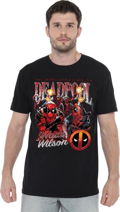 Immagine prodotto Deadpool Maglietta Montaggio dei Personaggi Uomo (M)