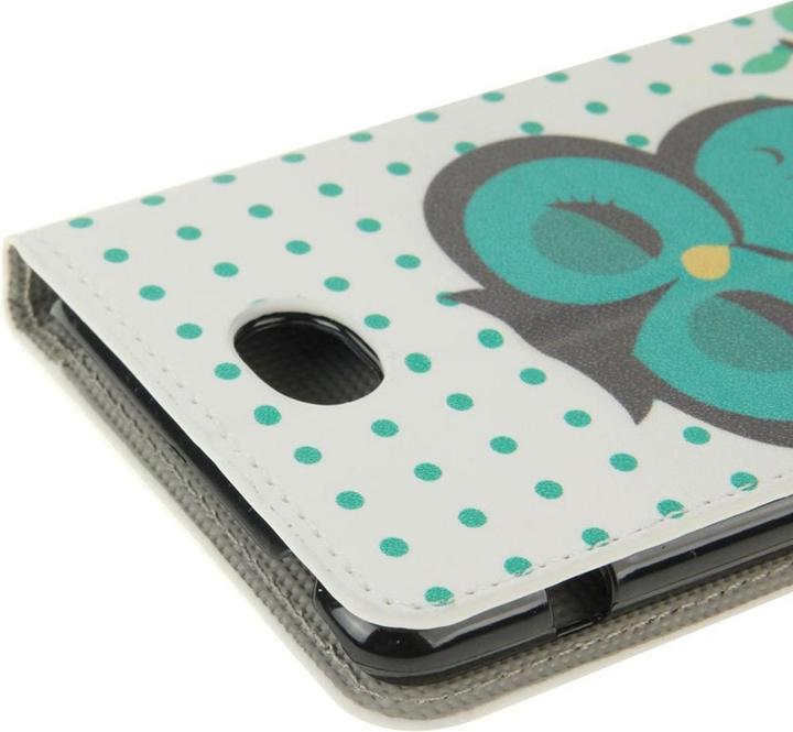 Actual product image König Design Mobile Phone Case Cover for Mobile Phone Sony Xperia E4 Fat Owl on Branch (Sony Xperia E4)