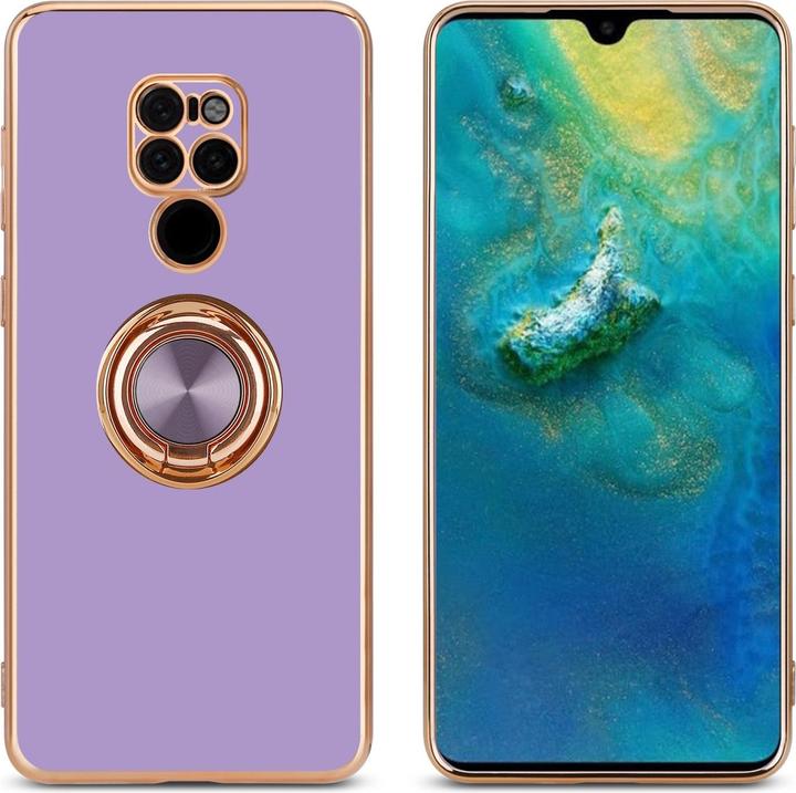 Produktbild Cadorabo Hülle für Huawei MATE 20 im TPU mit Kameraschutz und Ring LM089 Style (Huawei Mate 20)