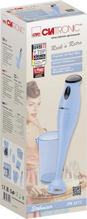 Image du produit Clatronic Mixeur plongeant avec bol SM 3577