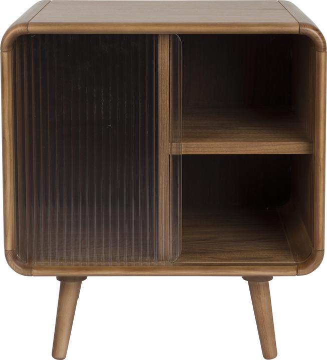 Actual product image Zuiver Side Table / Bed Stand Rise Walnut (50 x 50 x 55 cm)