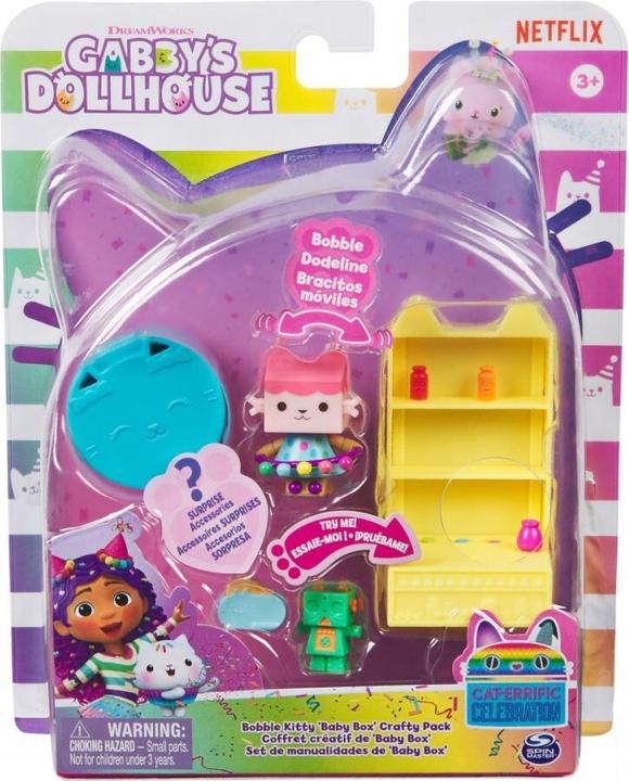 Actual product image Spin Master Gabbys Puppenhaus Figuren-Set Bobble KitFurn, Baby Box