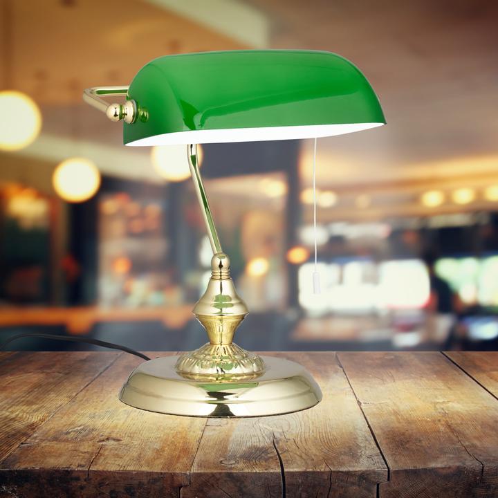 Produktbild Relaxdays Bankerlampe (E27)