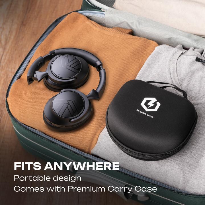 Produktbild PowerLocus MoonFly Over Ear Bluetooth-Kopfhörer mit ANC (70 h)