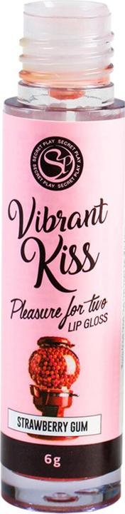 Image du produit Secret play Gloss pour les lèvres Vibrant Kiss (Fraise)